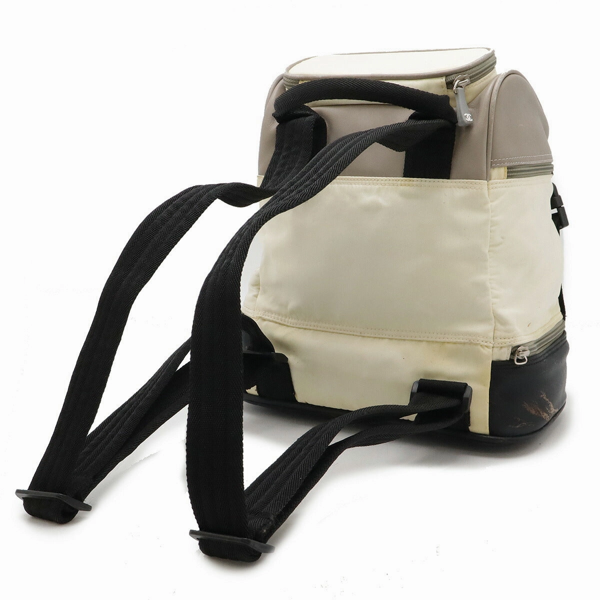 Chanel Nylon Rubber Leather Backpack