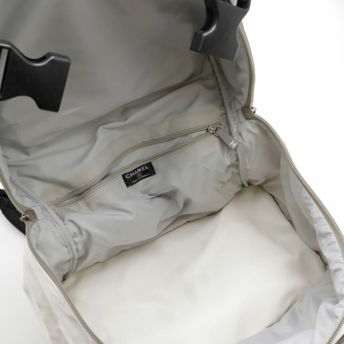 Chanel Nylon Rubber Leather Backpack
