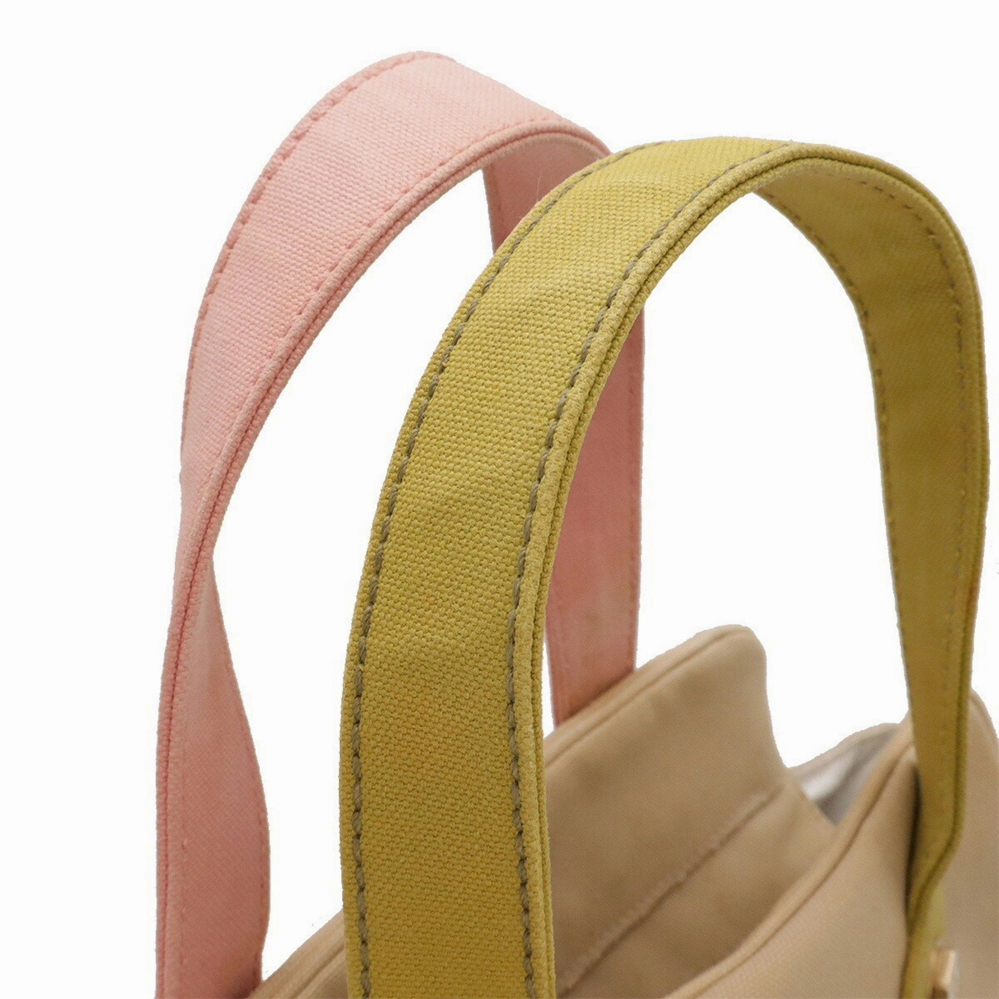 Chanel  pink Canvas Handbag Tote Bag (Pre-Owned)