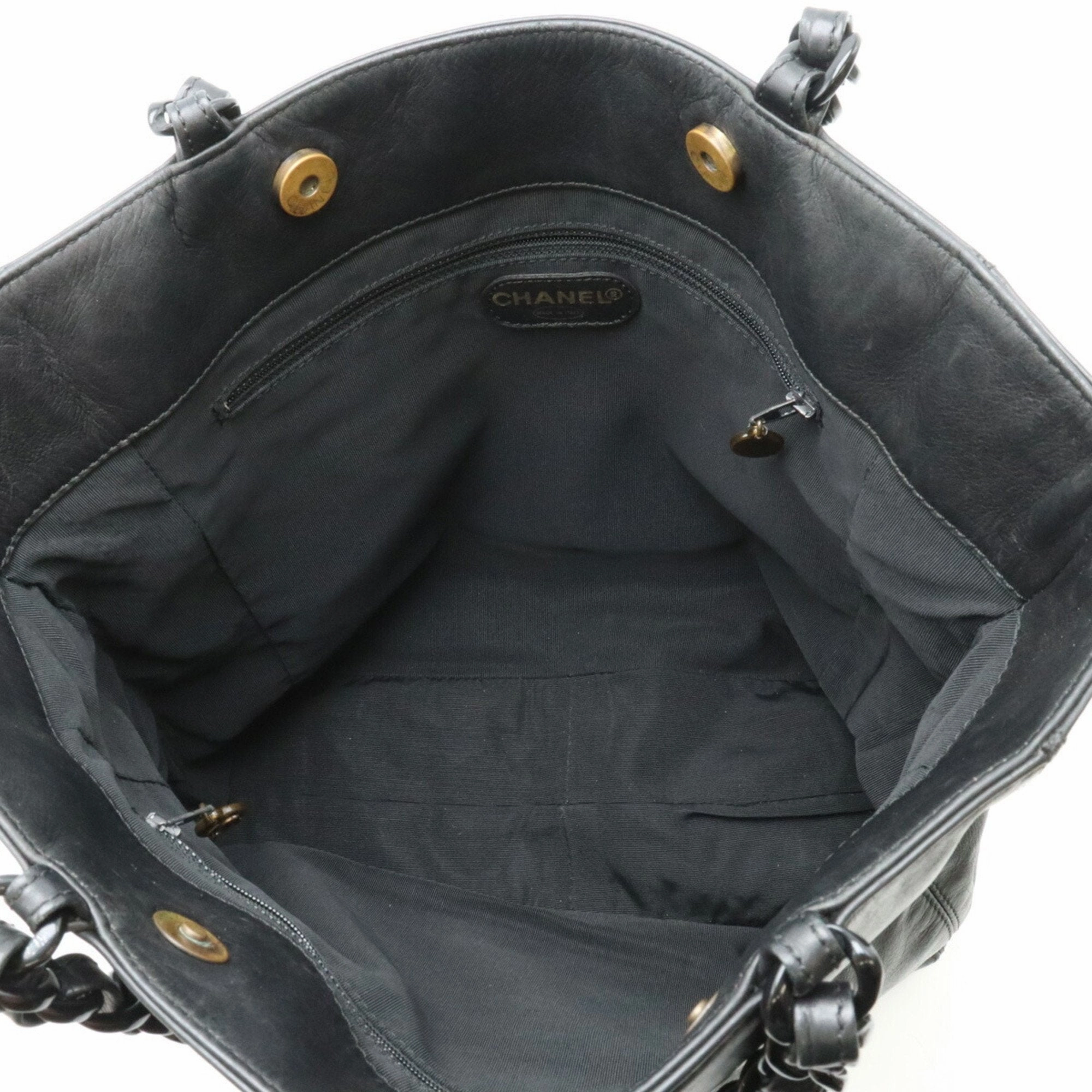 Chanel Plastic Leather Tote Bag (Pre-Owned)