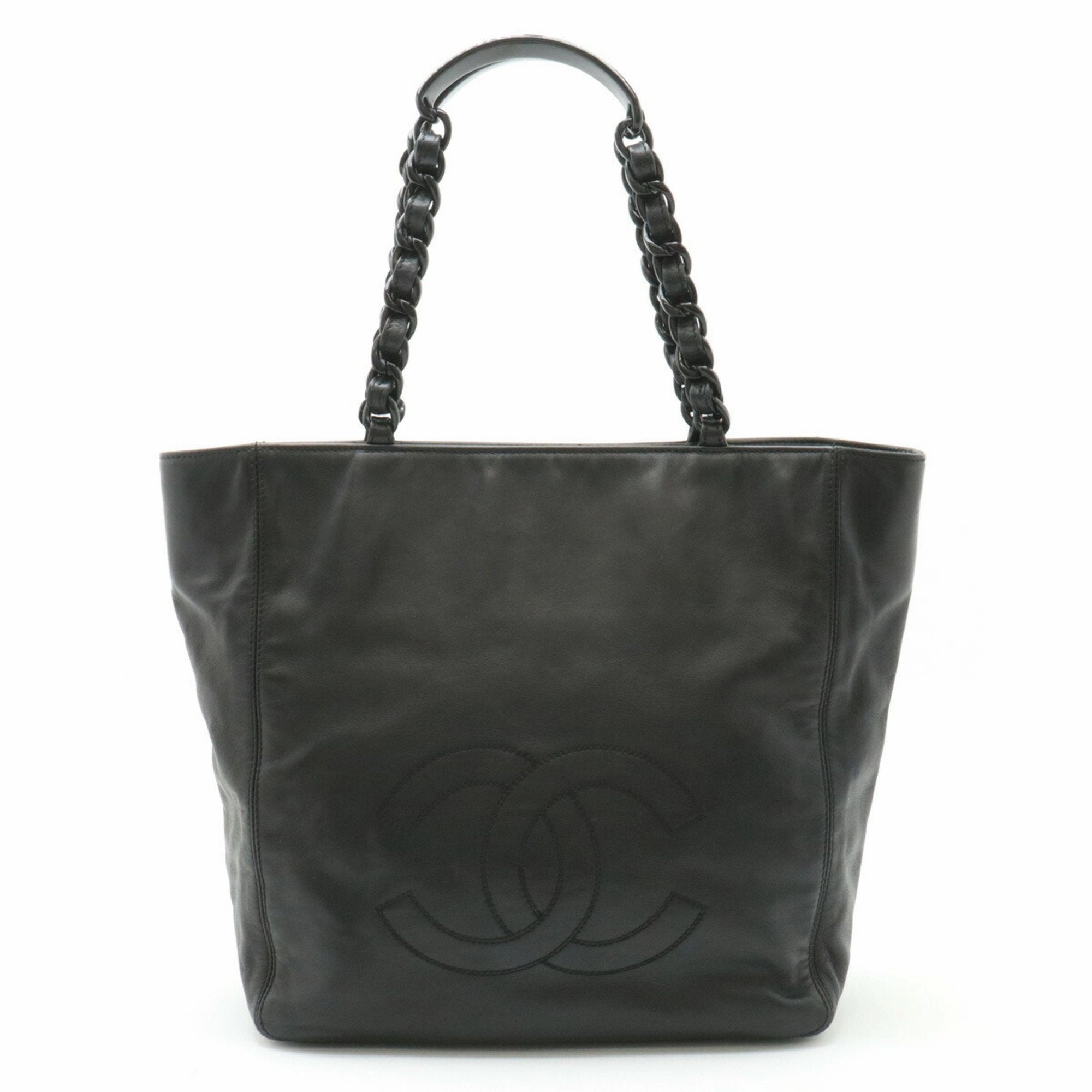 Chanel Plastic Leather Tote Bag (Pre-Owned)