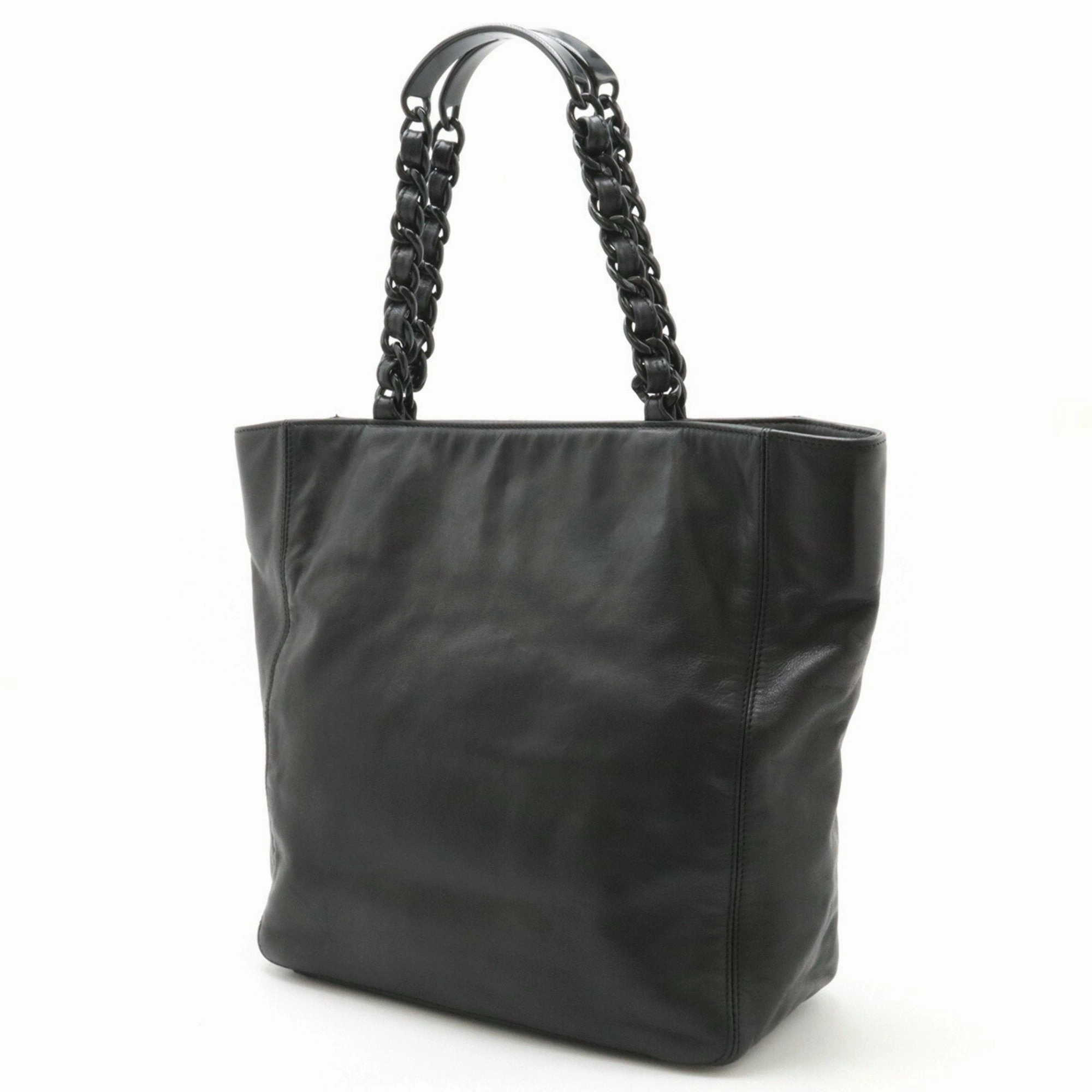 Chanel Plastic Leather Tote Bag (Pre-Owned)