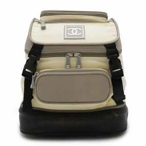 Chanel Sport  Nylon Rubber Leather Backpack (Pre-Owned)