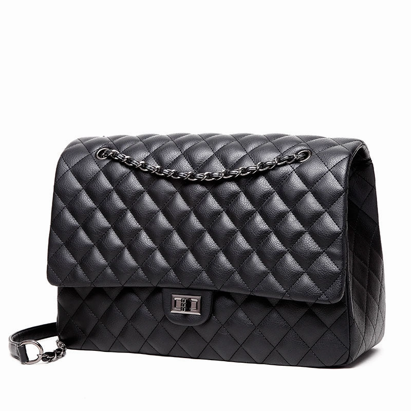 Chanel Style Rhombus Chain  Mommy Travel Tote Bag