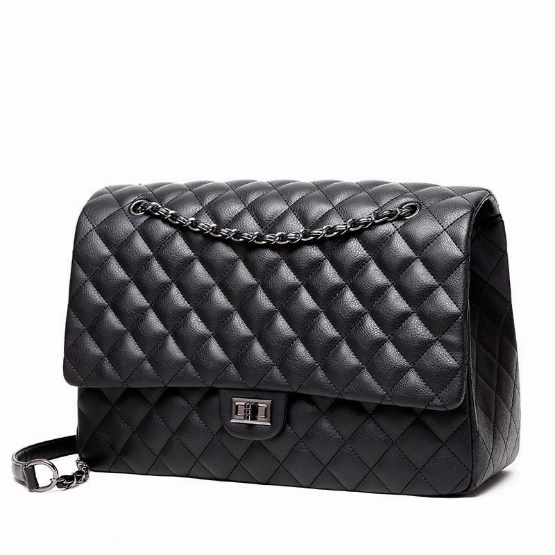 Chanel Style Rhombus Chain  Mommy Travel Tote Bag