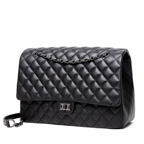 Chanel Style Rhombus Chain  Mommy Travel Tote Bag