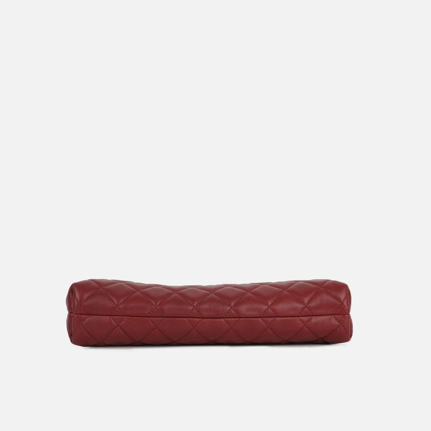 Chanel Timeless Quilted Clutch - Red Lambskin