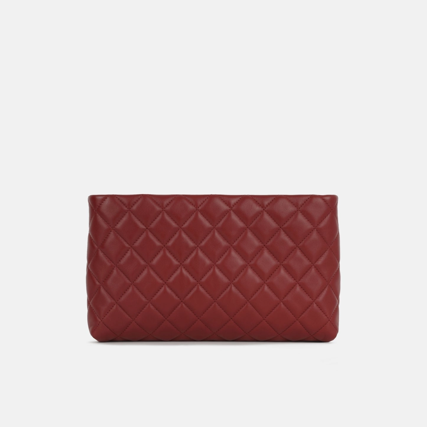 Chanel Timeless Quilted Clutch - Red Lambskin