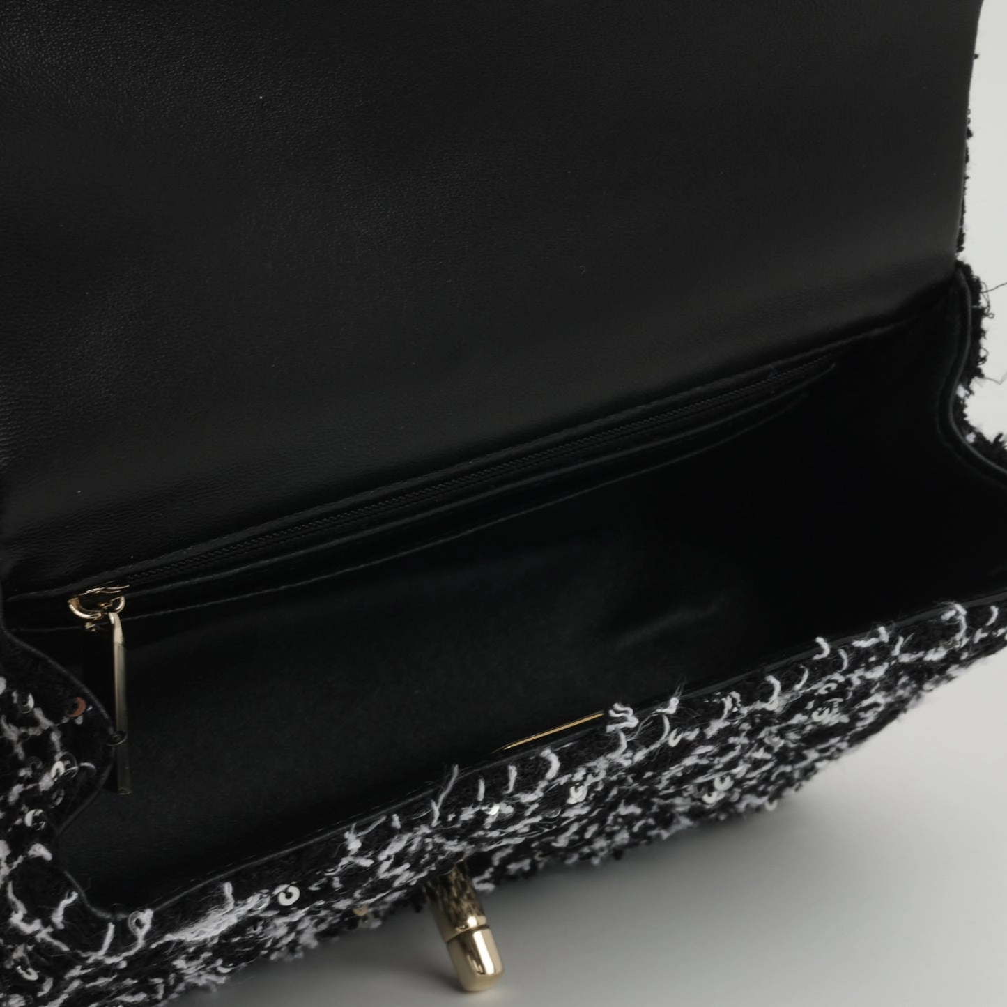 Chanel Top Handle Mini Flap - Mixed Tweed