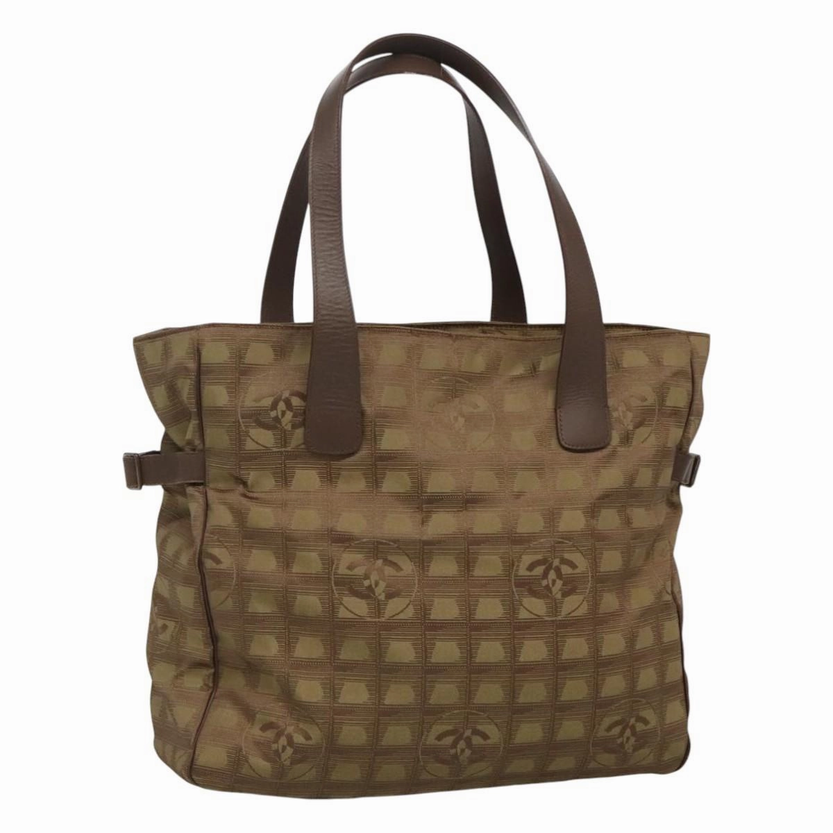 Chanel Travel Line Synthetic Tote Bag (Pre-Owned)