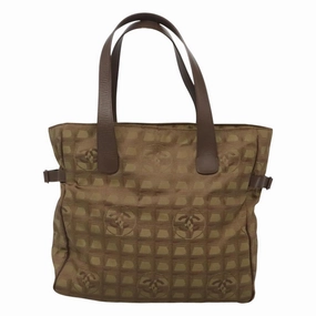 Chanel Travel Line Synthetic Tote Bag (Pre-Owned)