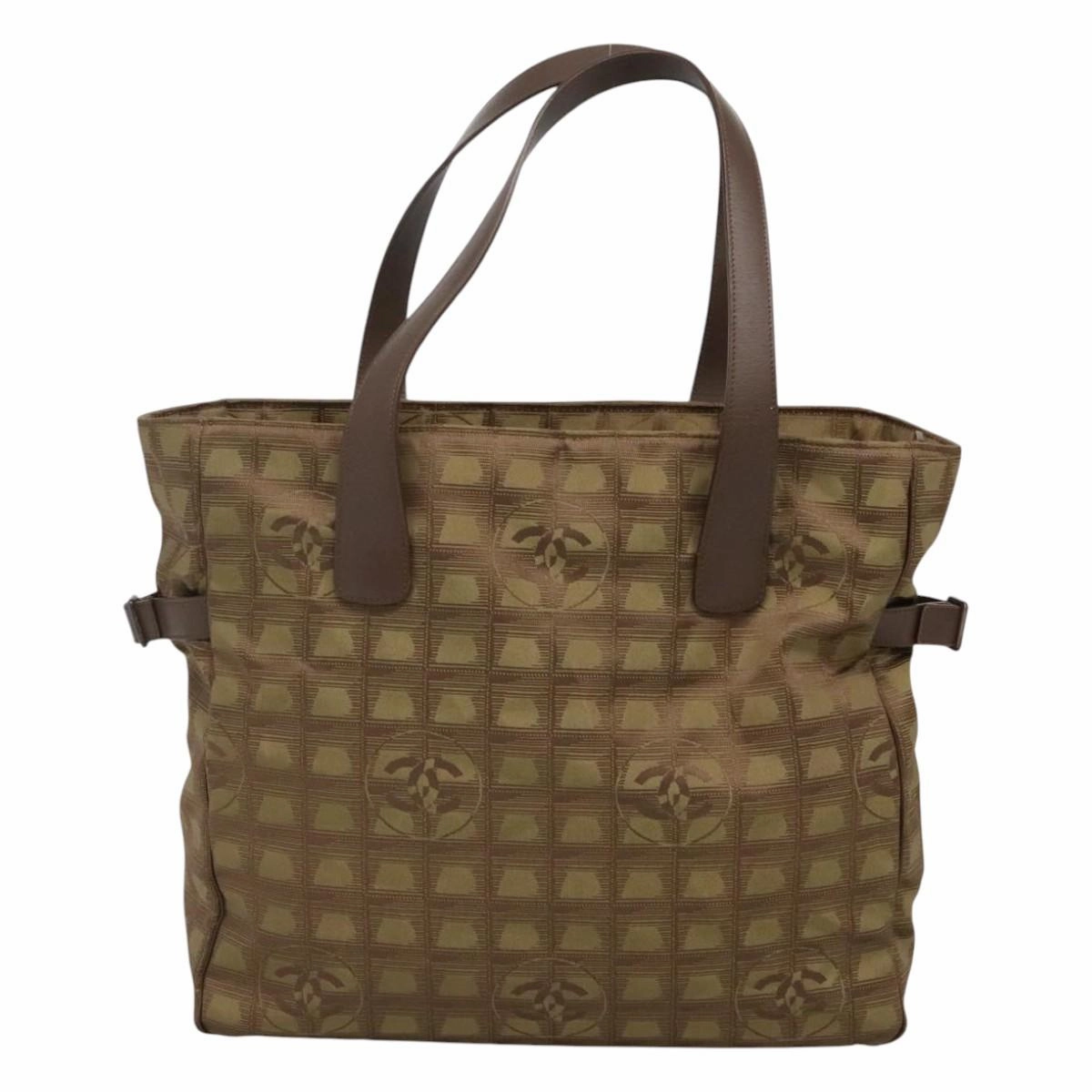 Chanel Travel Line Synthetic Tote Bag (Pre-Owned)