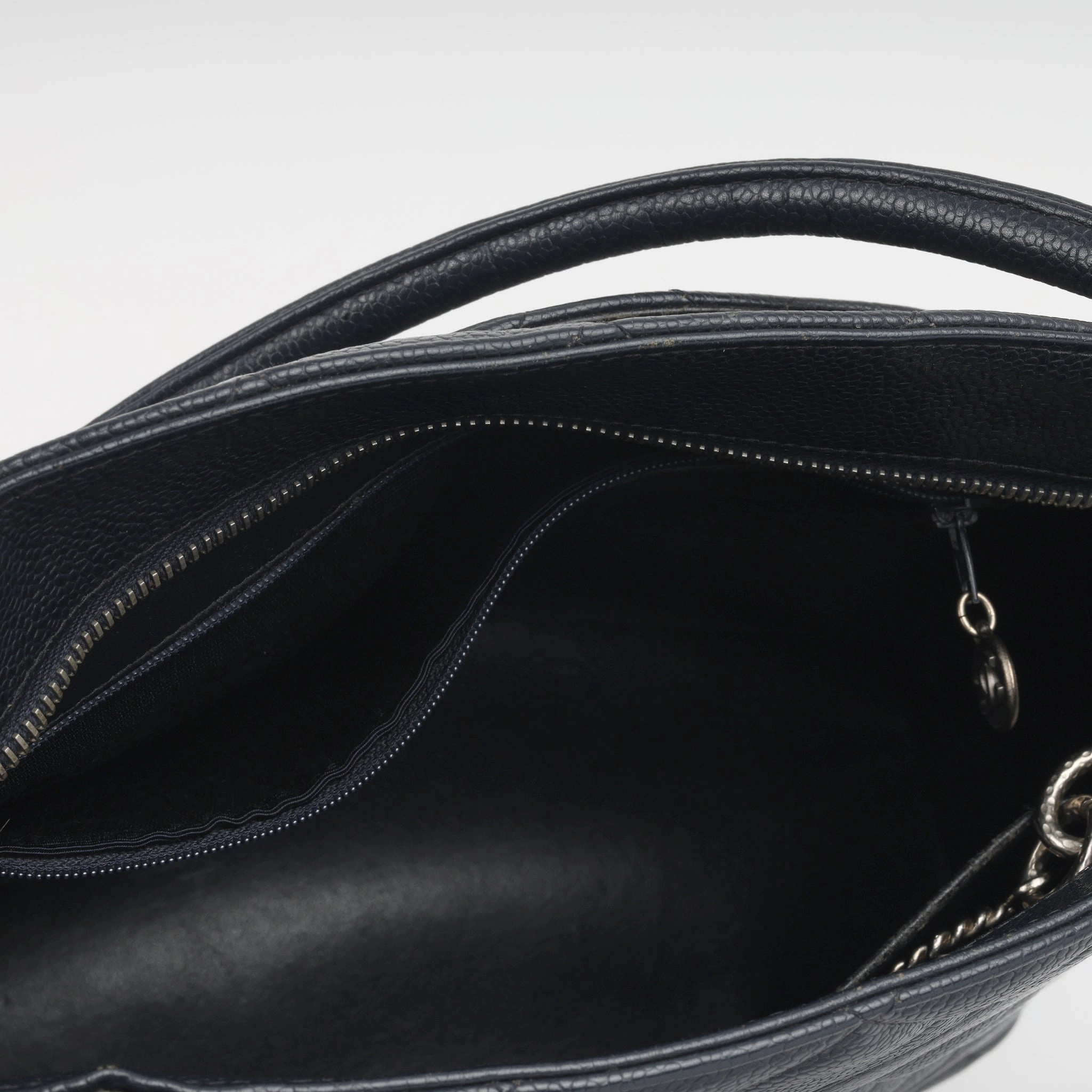 Chanel Vintage Medallion Tote - Navy