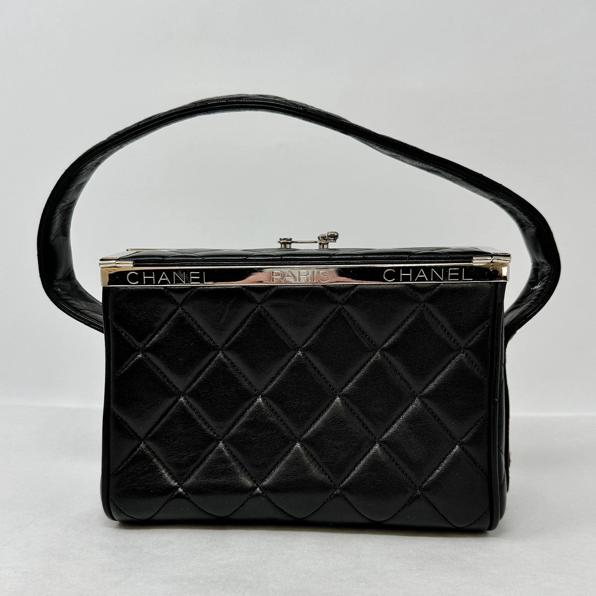 Chanel Vintage Quilted Box Vanity Bag