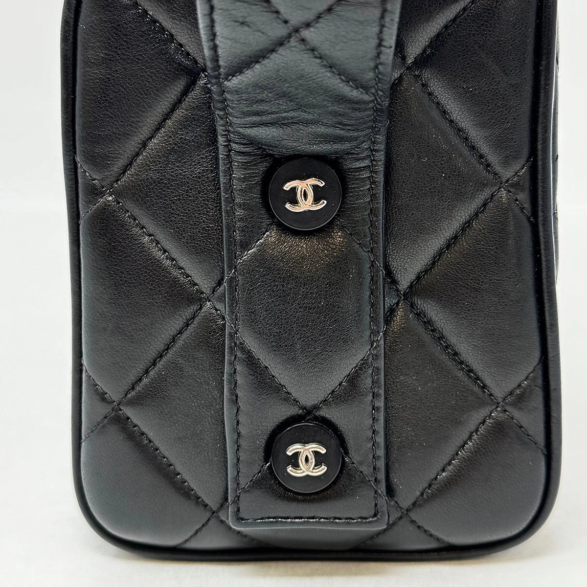 Chanel Vintage Quilted Box Vanity Bag