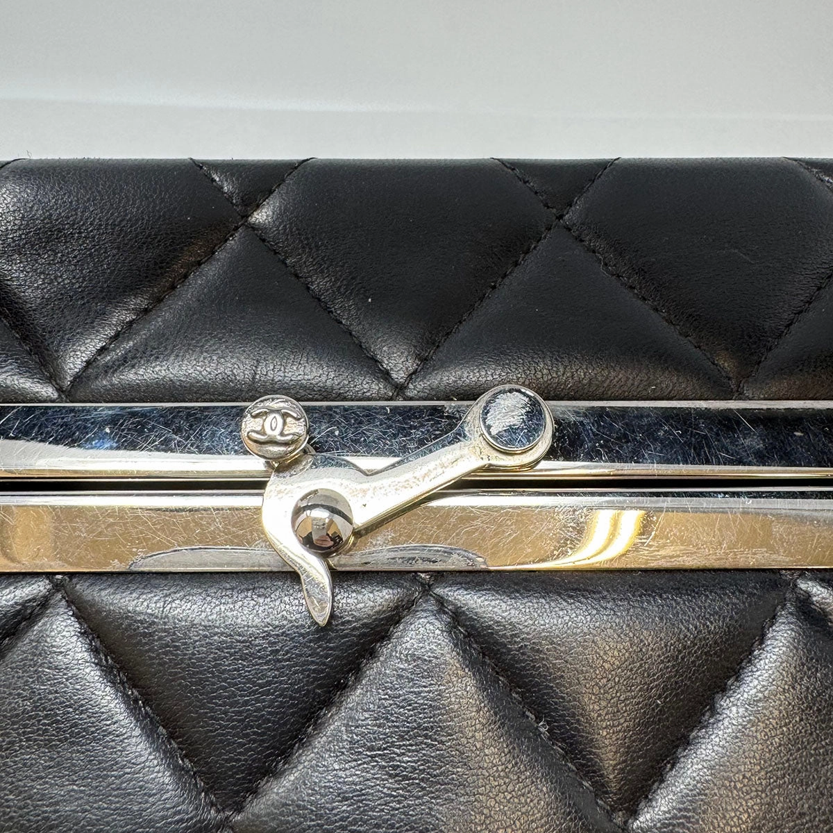 Chanel Vintage Quilted Box Vanity Bag