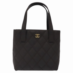 Chanel Wild Stitch Leather Tote Bag (Pre-Owned)