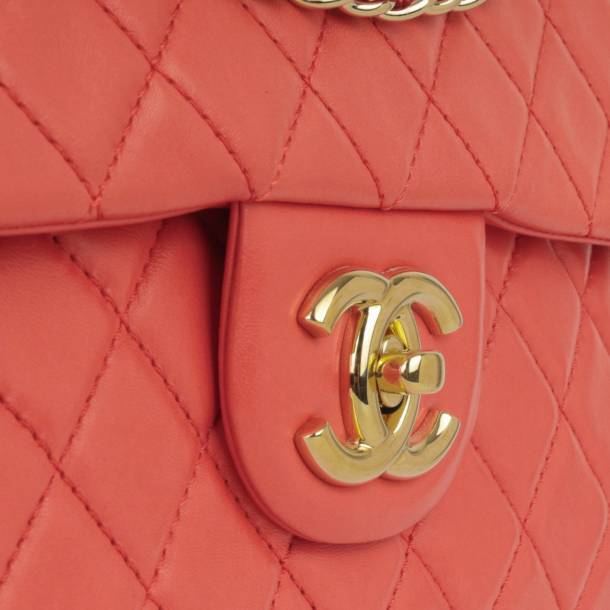 Chanel XL Maxi Flap - Coral