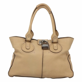 Chlo Paddington Leather Tote Bag (Pre-Owned)