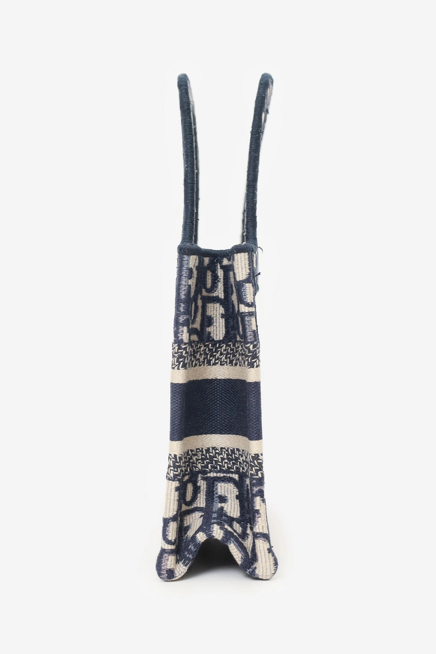 Christian Dior 2020 Navy Oblique Mini Book Tote