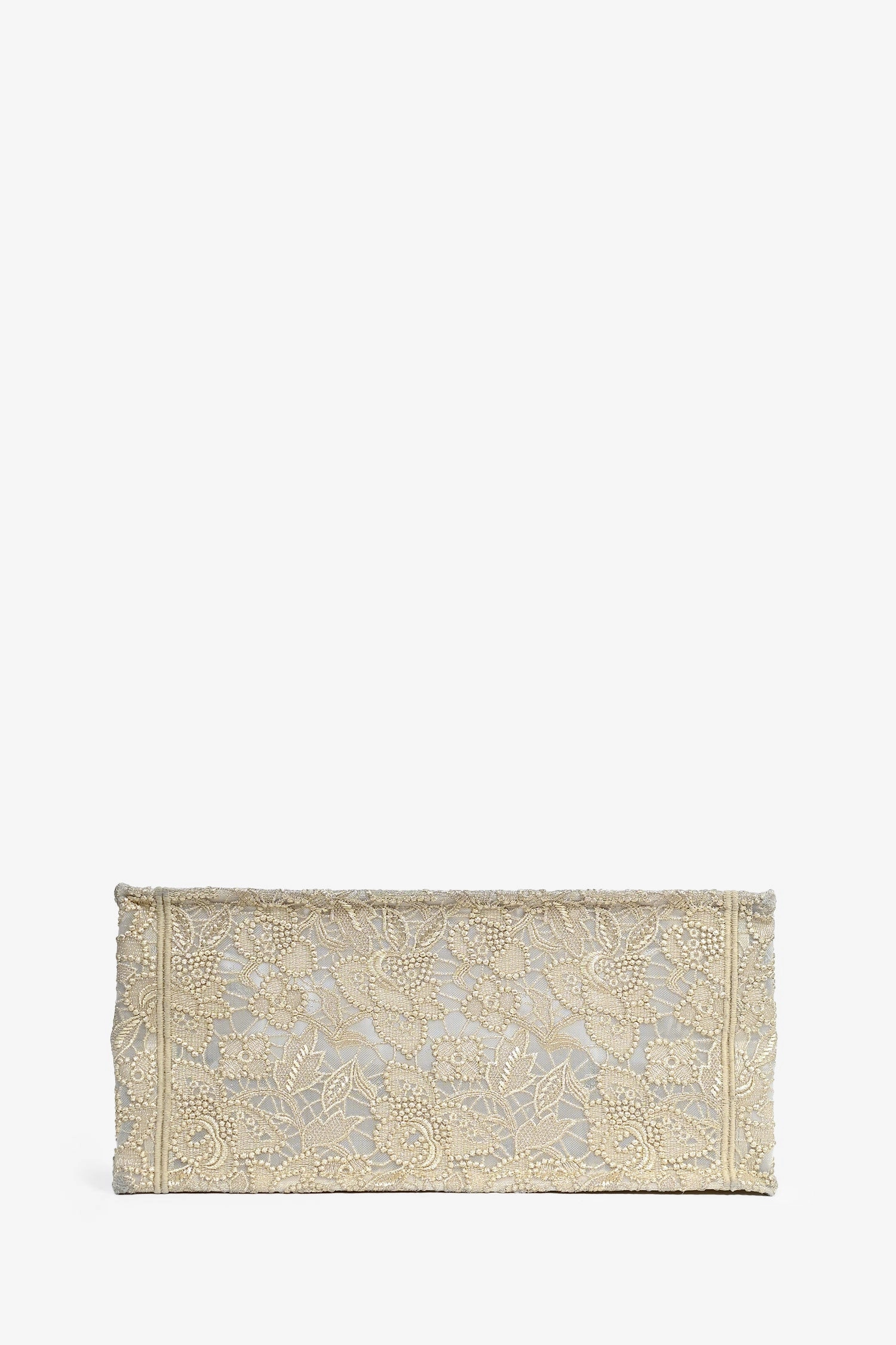 Christian Dior 2022 Gold Embroidered Medium Book Tote