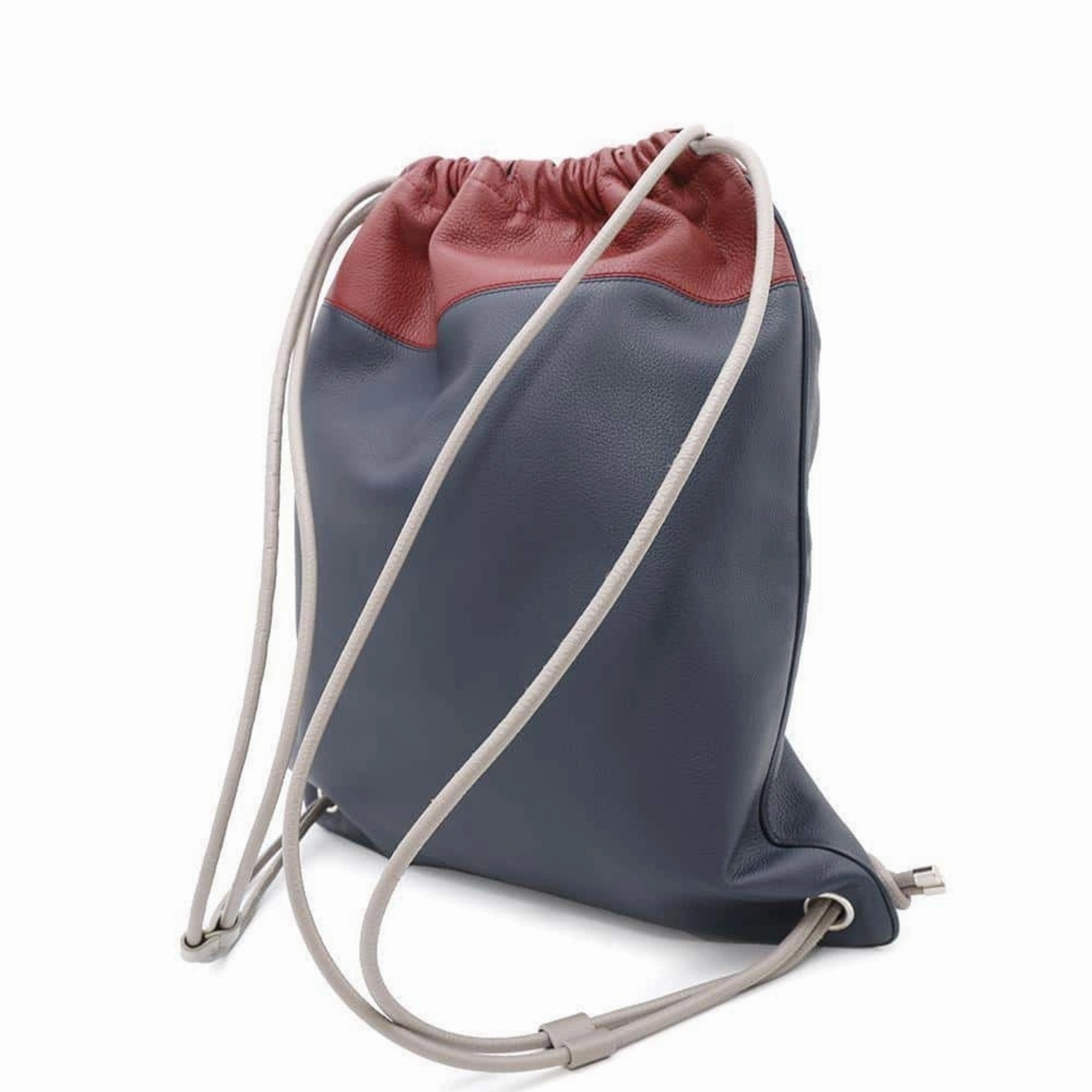Christian Dior Navy Color Leather Backpack (Pre-Owned)