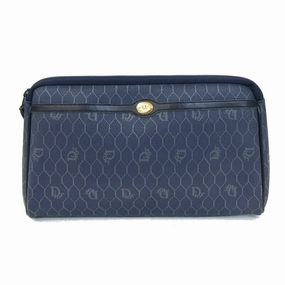 Christian Dior Pvc Leather Clutch Bag (Pre-Owned)