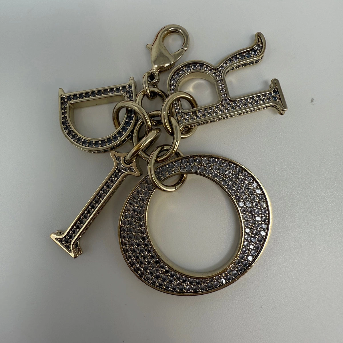Christian Dior Satin Cannage Wallet on Chain