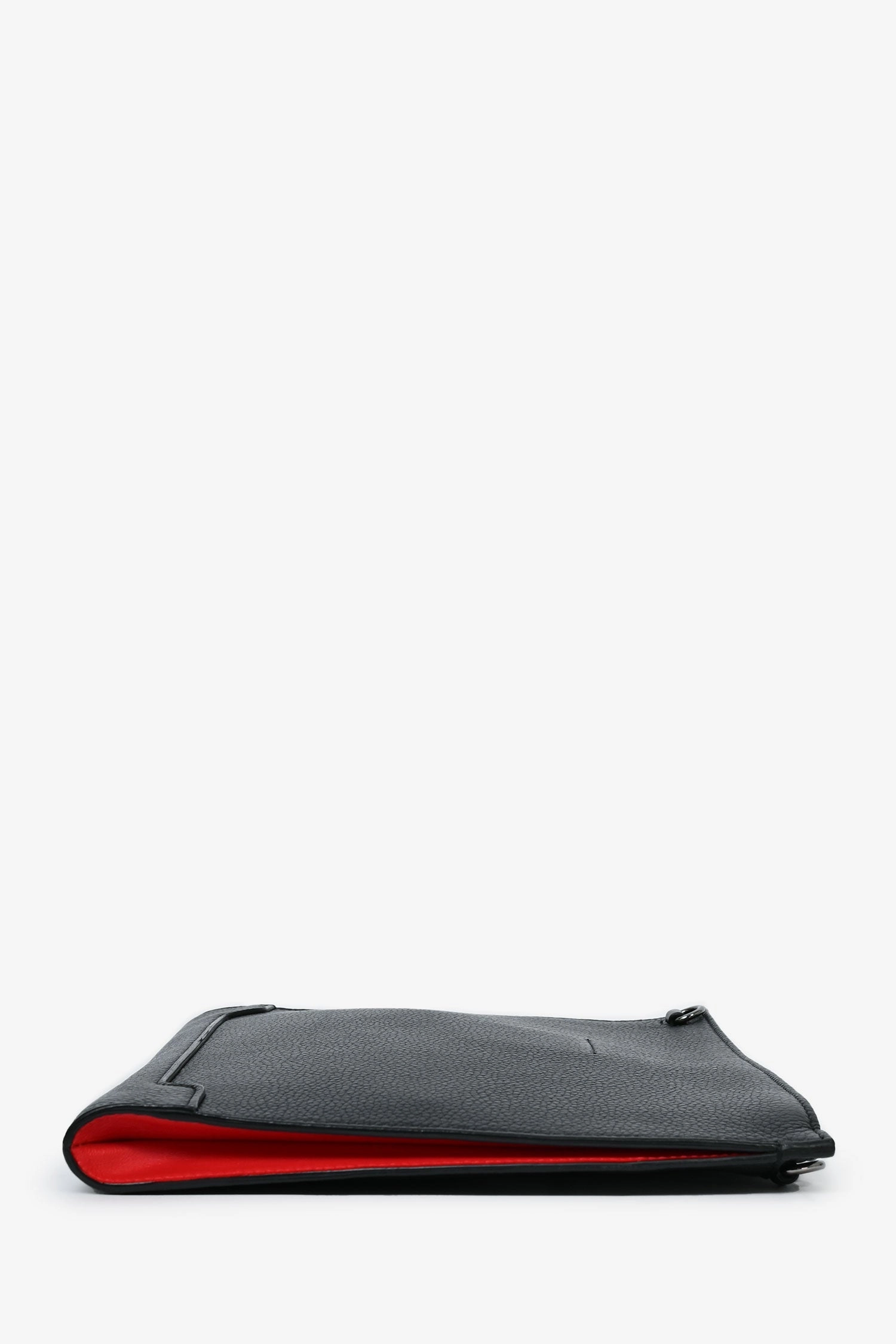 Christian Louboutin Black Leather Crossbody Mens