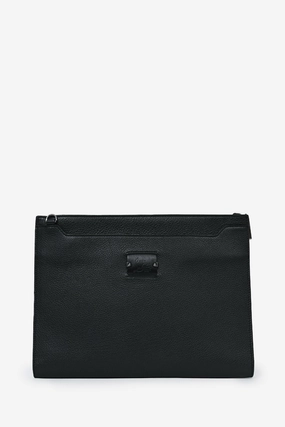 Christian Louboutin Black Leather Crossbody Mens