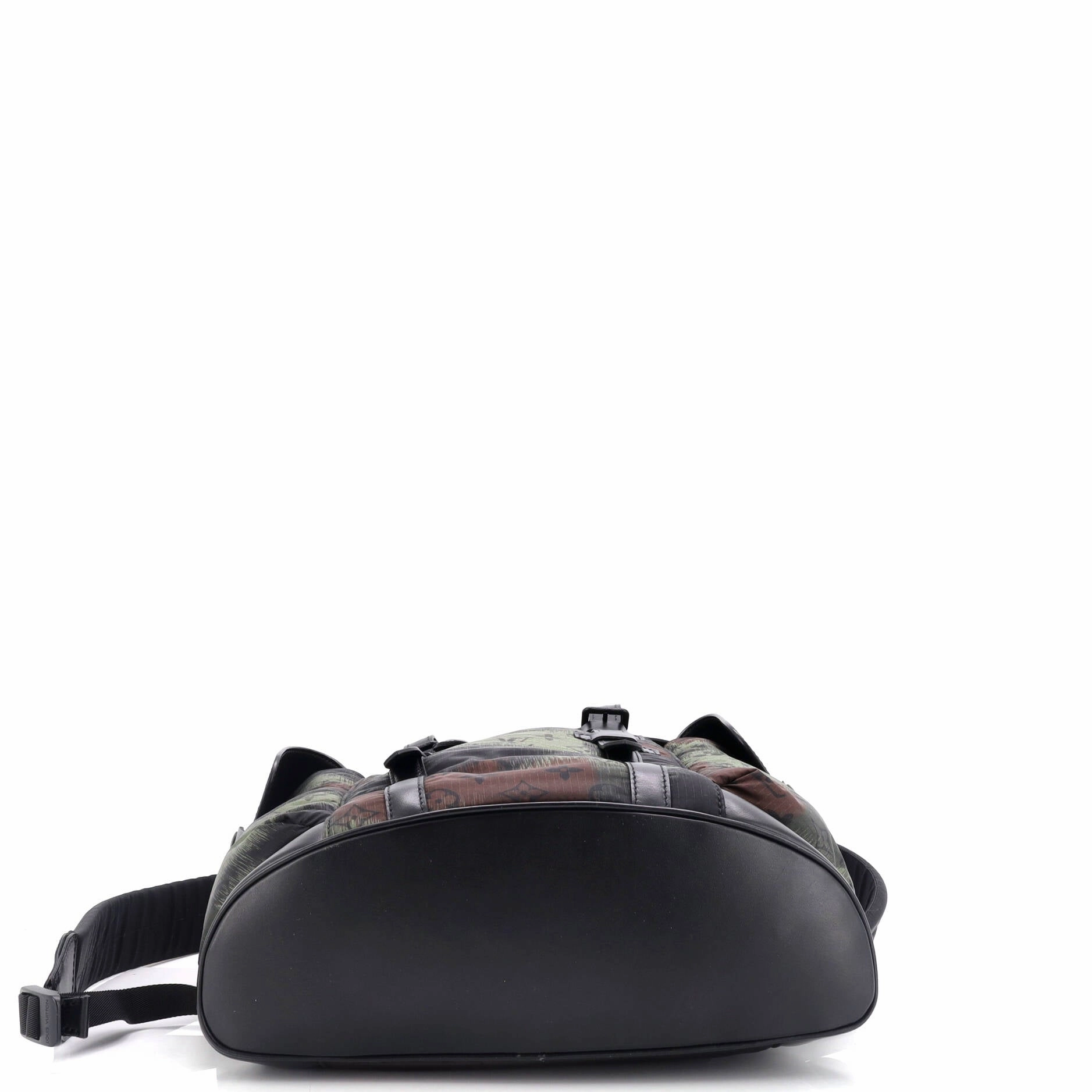 Christopher Backpack Limited Edition Camouflage Monogram Nylon with Leather PM