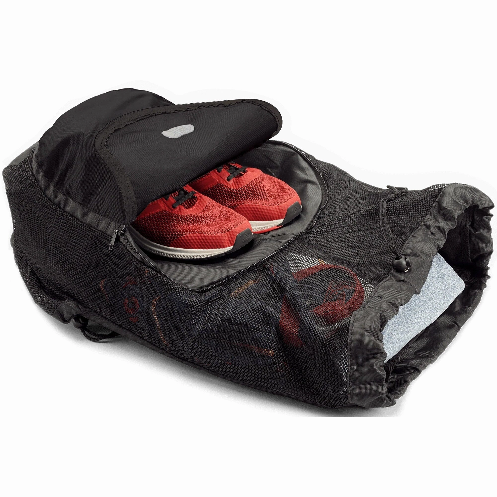 Cliff Keen Team Pack Mesh Wrestling Equipment Backpack - Black/Black