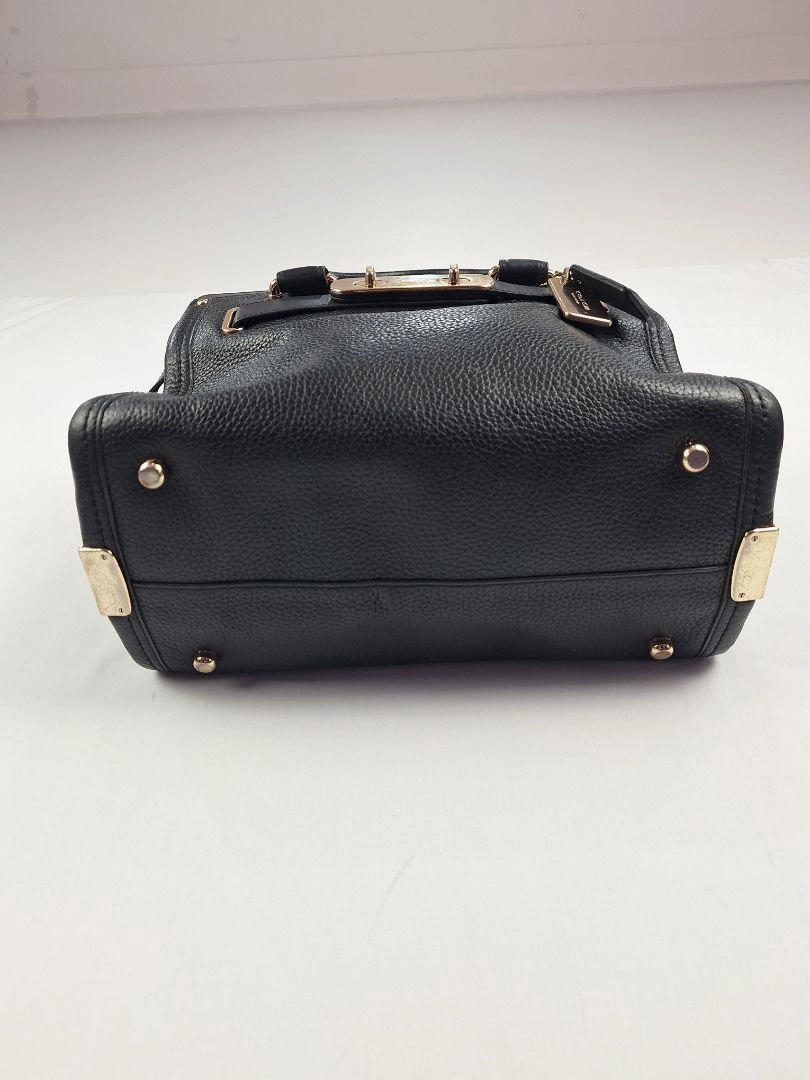 Coach Black Swagger Pebble Leather Bag