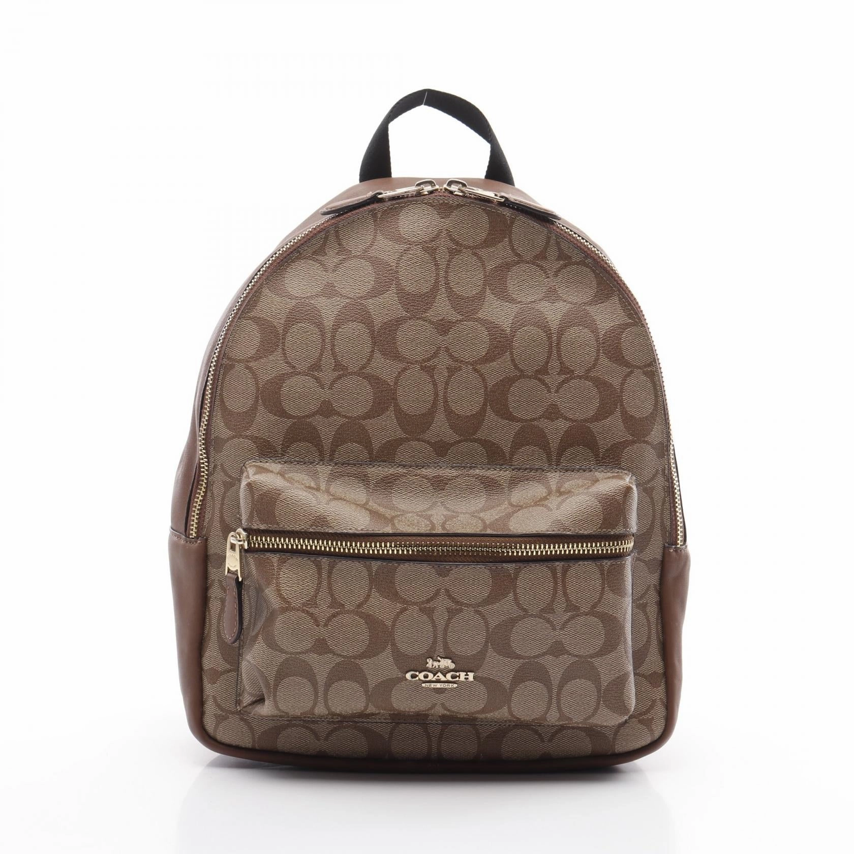 Coach Charlie Medium Signature Backpack