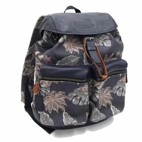 Coach Coated Canvas Leather Backpack (Pre-Owned)