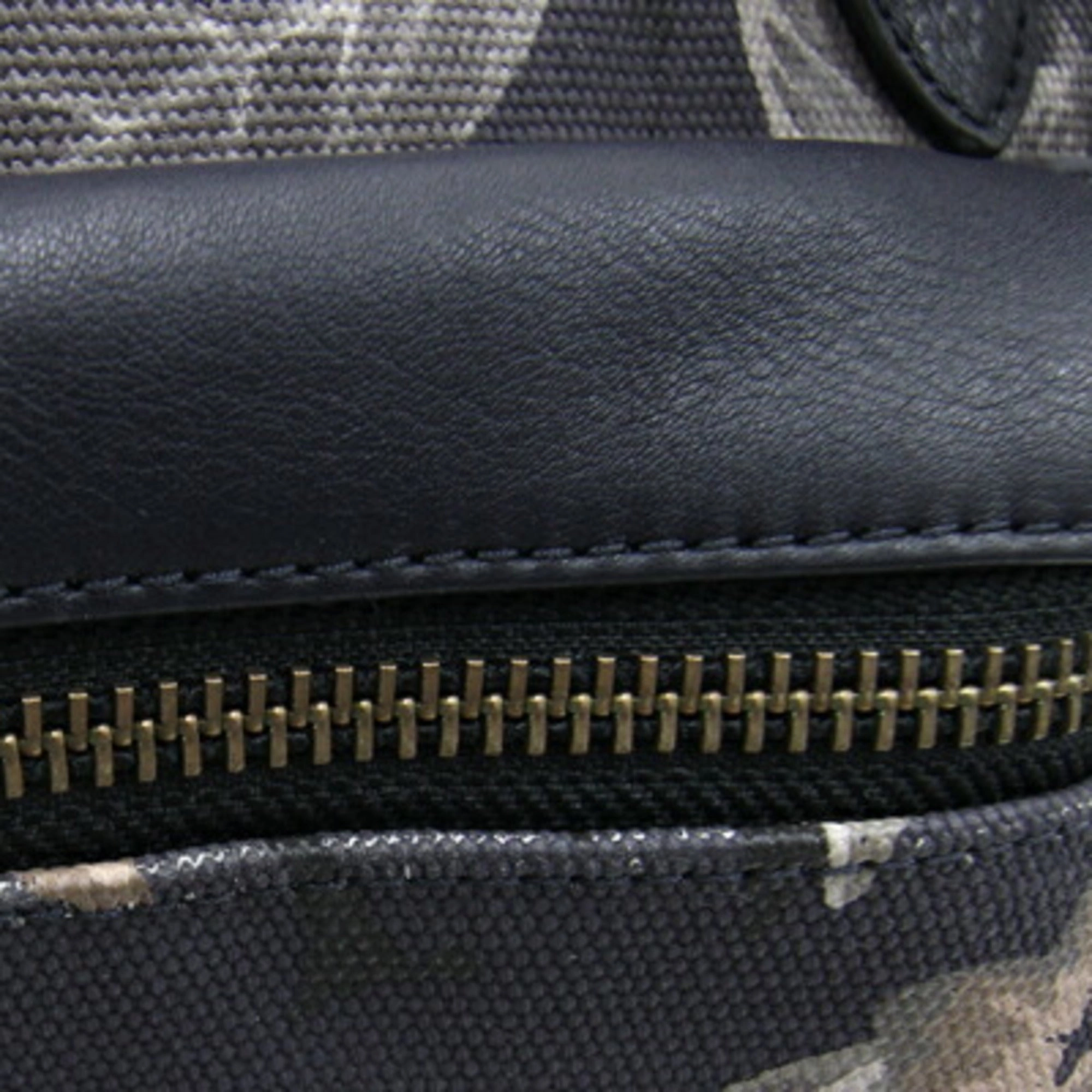 Coach Coated Canvas Leather Backpack (Pre-Owned)