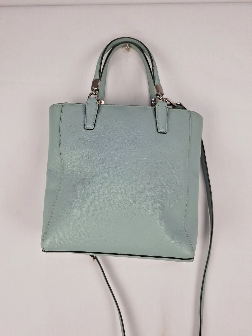 Coach  Cornflower Blue Saffiano Leather Mini Madison North South Tote Bag