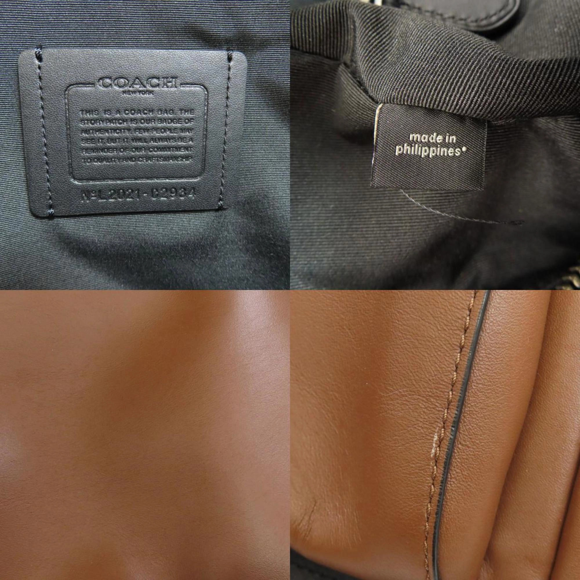 Coach  Leather Backpack (Pre-Owned)