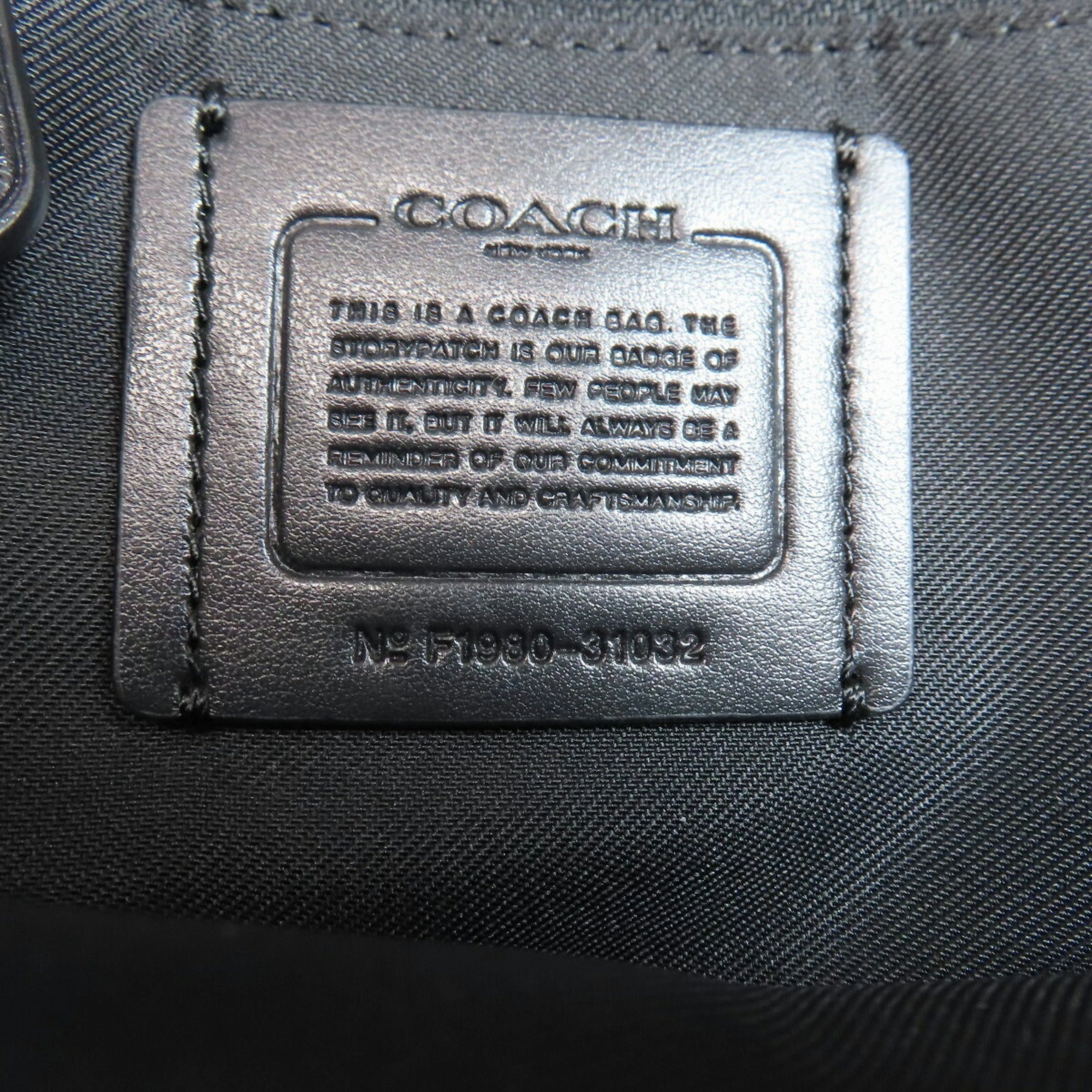 Coach  Leather Backpack (Pre-Owned)