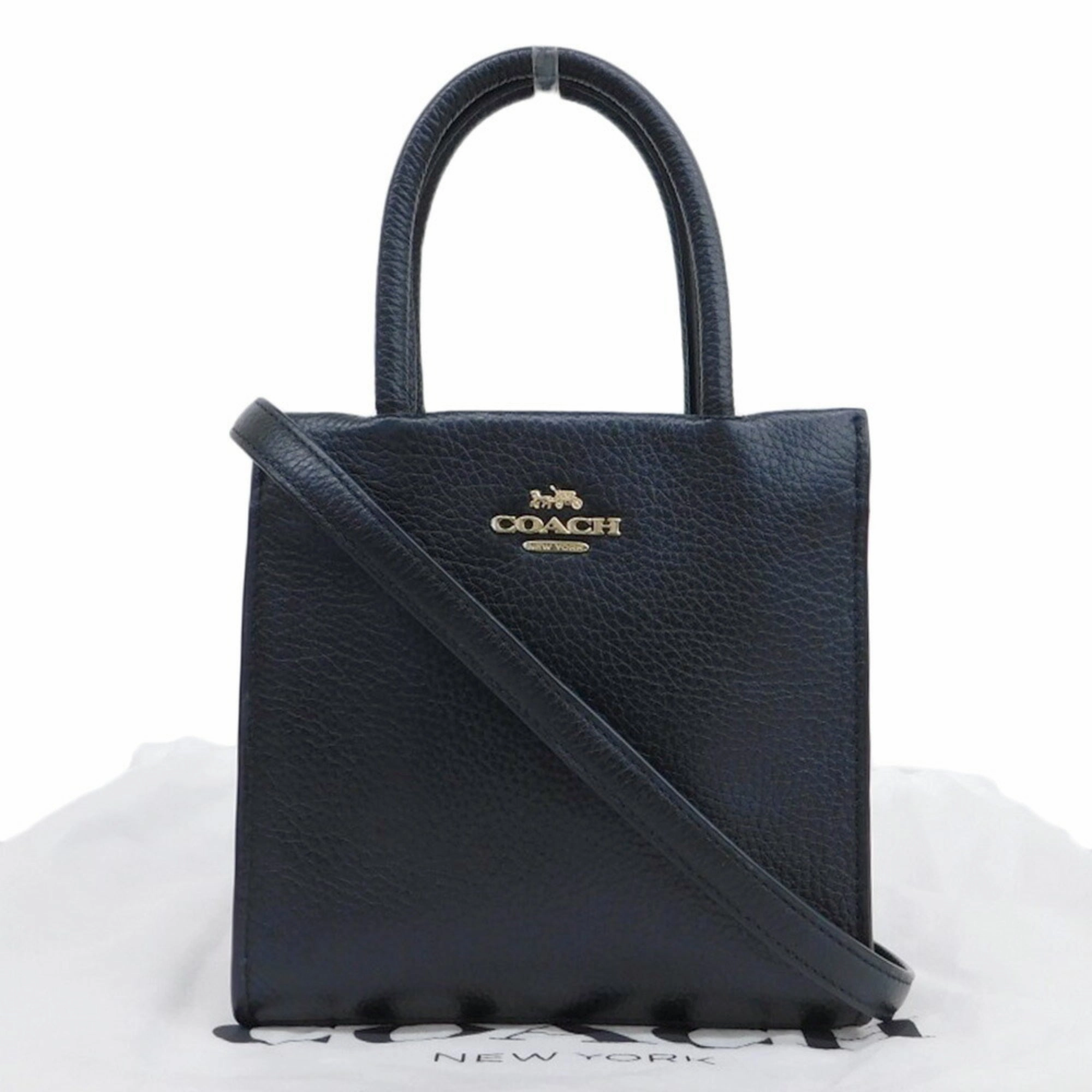 Coach  Leather Handbag Shoulder Bag (Pre-Owned)