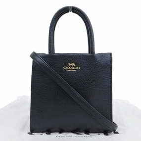 Coach  Leather Handbag Shoulder Bag (Pre-Owned)