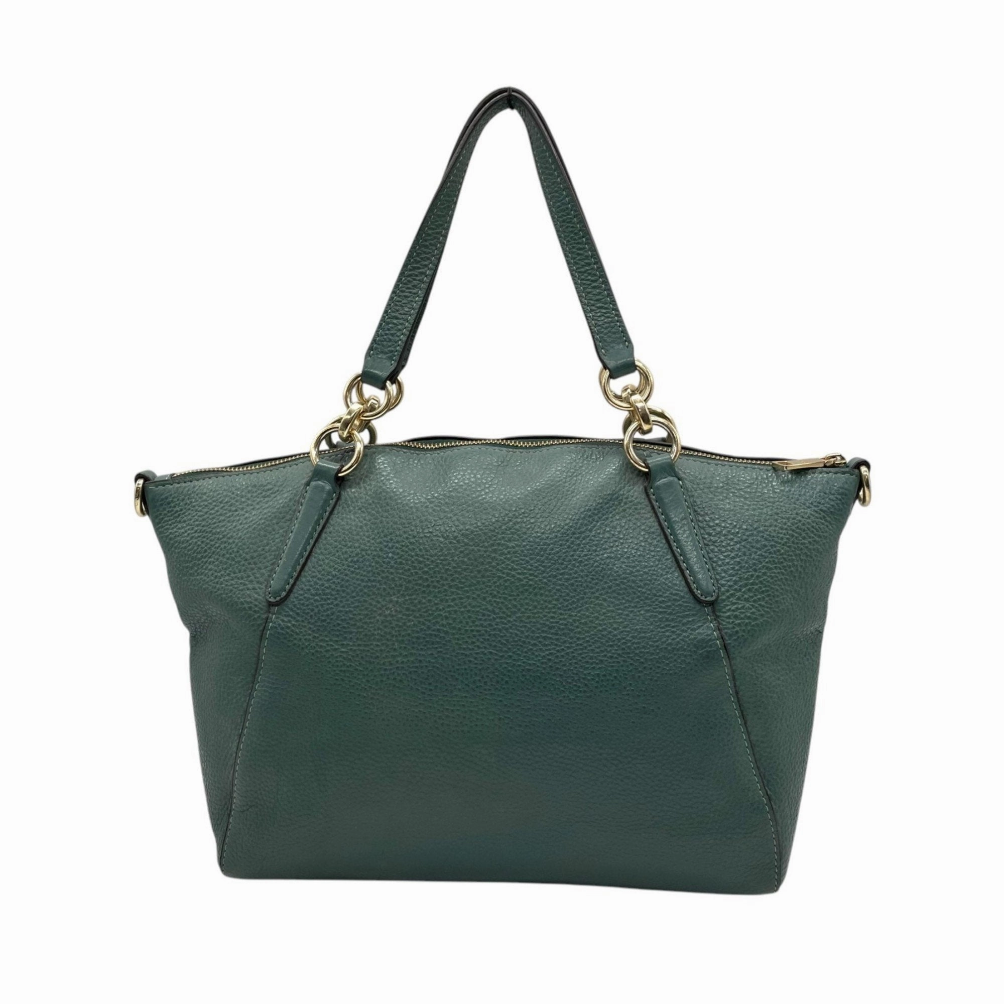 Coach Leather Handbag Tote Bag (Pre-Owned)