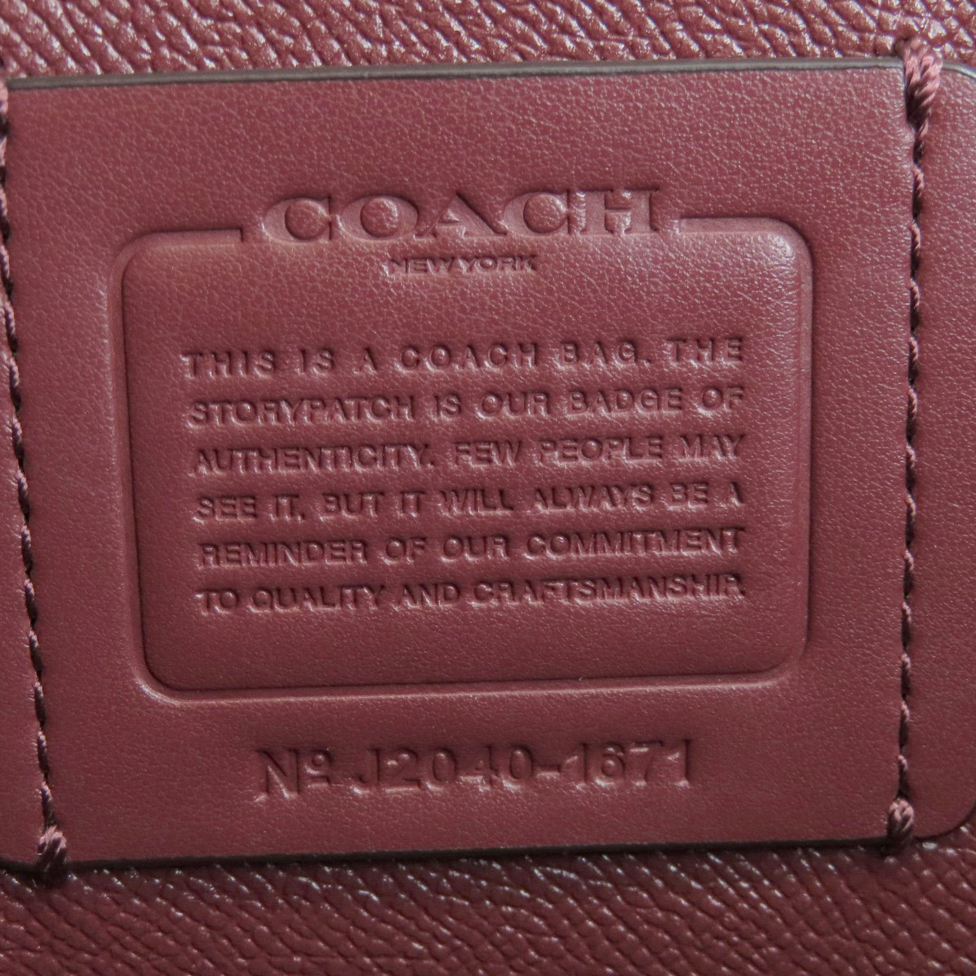 Coach  Leather Tote Bag (Pre-Owned)