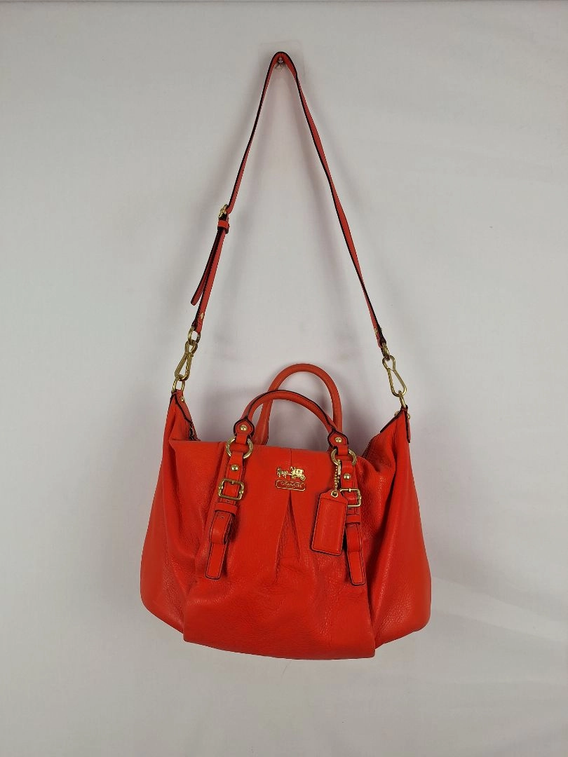 Coach Madison Juliette Coral Gold Hard Wear Bag