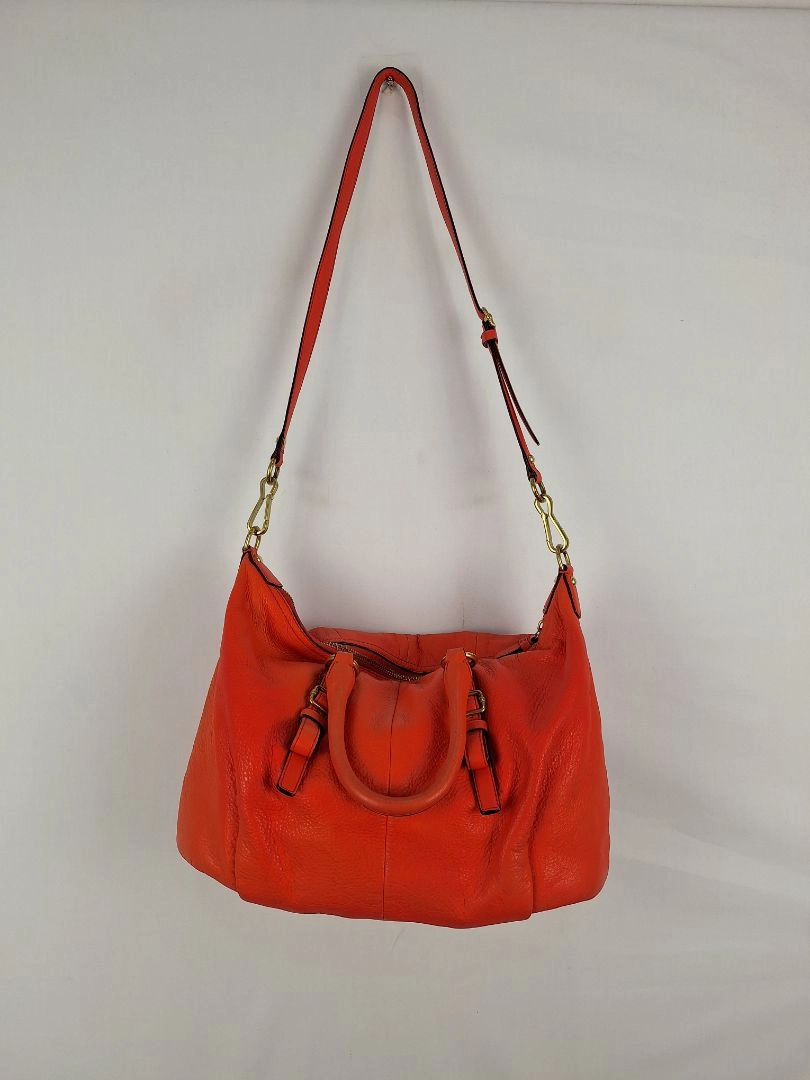 Coach Madison Juliette Coral Gold Hard Wear Bag