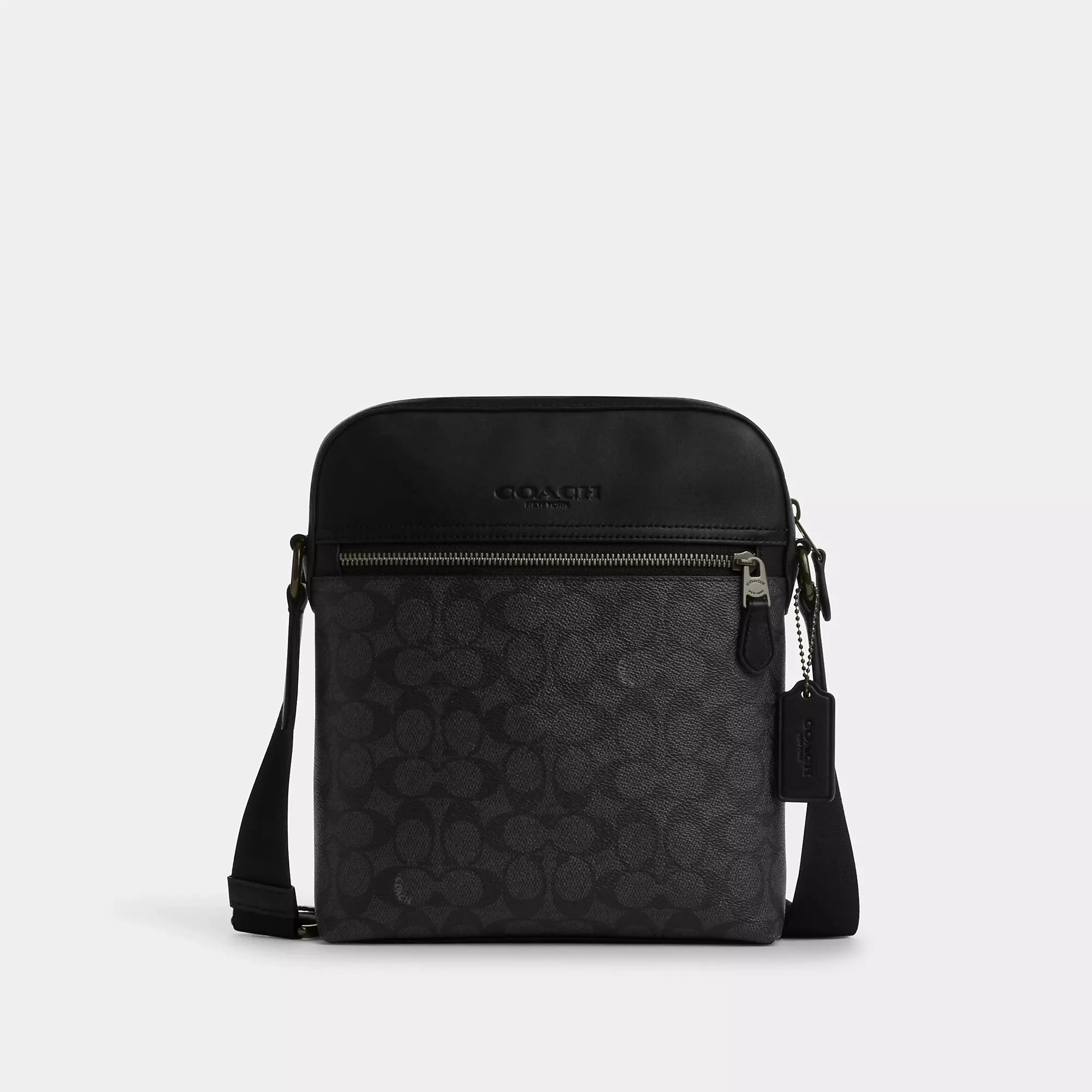 Coach Outlet Houston Flight Bag In Signature Canvas