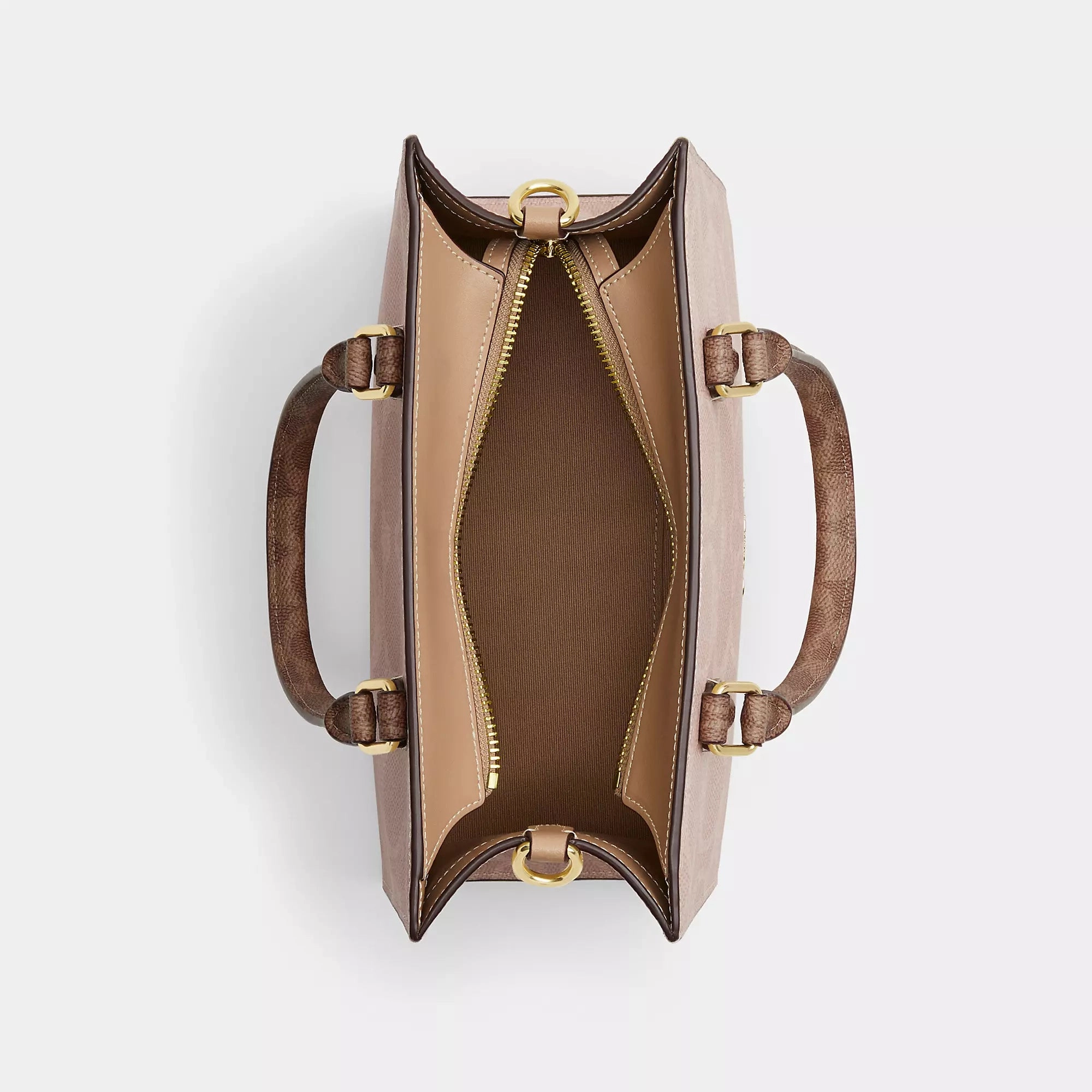 Coach Outlet Maggie Small Tote Bag In Blocked Signature Canvas