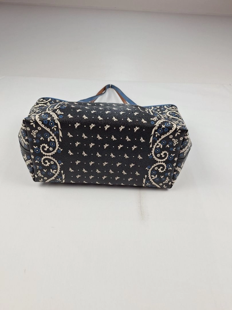 Coach Paisley Medium Trimmed Tote Bag