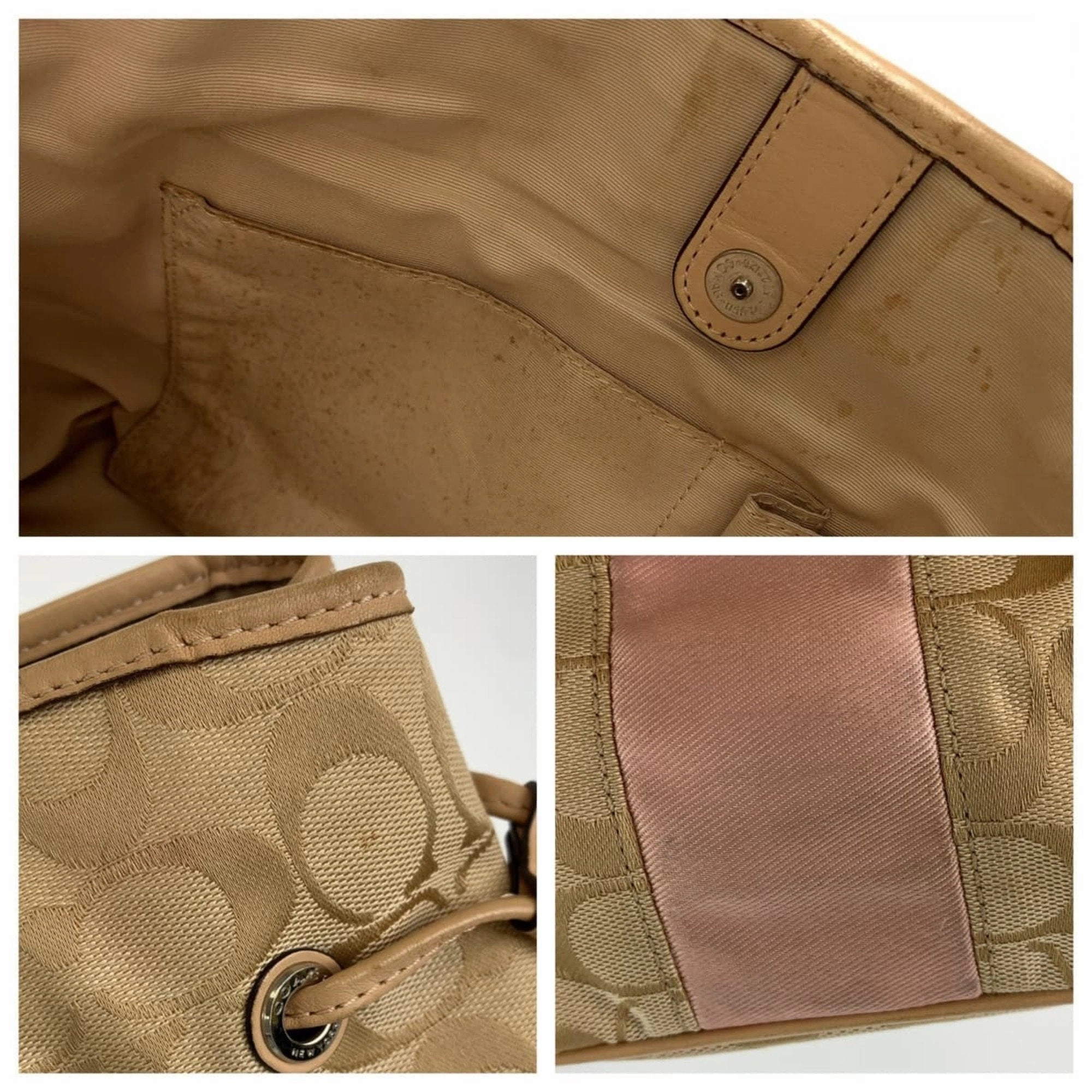 Coach pink Canvas Tote Bag (Pre-Owned)