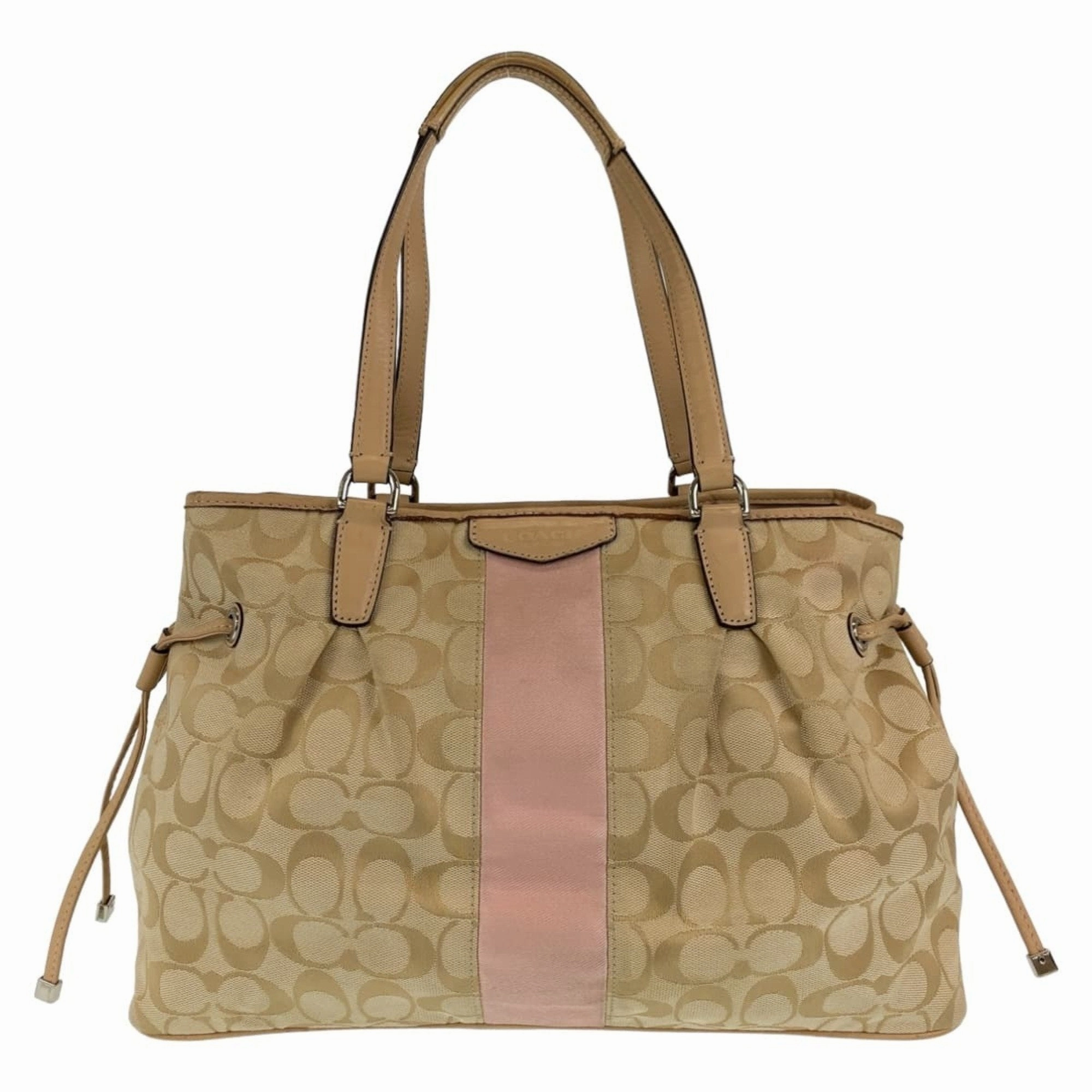 Coach pink Canvas Tote Bag (Pre-Owned)
